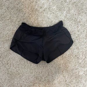 black lulu lemon shorts size 8